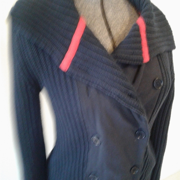 Brooks Brothers Cardigan Sweater peacoat jacket S - Picture 6 of 9